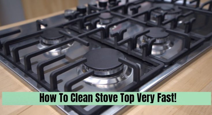 How To Clean Stove Top Very Fast!